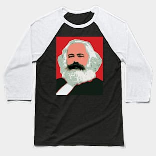 Karl Marx Baseball T-Shirt